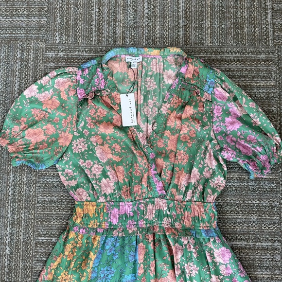 Current Air | Gradient Floral Surplice Midi Dress NWT - Picture 7 of 10